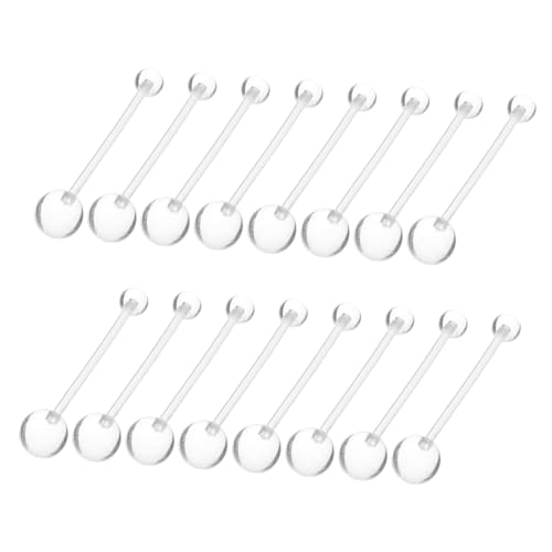 Ipetboom 16stücke Bauchnabelringe Bauchnabelpiercing Aus Kunststoff Weicher Halter Für Frauen Für Alltag Und Besondere Anlässe von Ipetboom