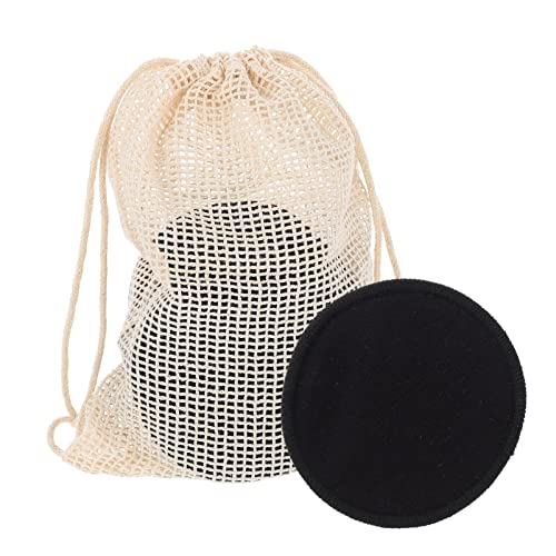 Ipetboom 16st Abschminkpads Wimpernlift-set Trockene Tücher Spülbare Tücher Shampoo Falsche Wimpern Reinigungspad Haut Verlängern Polieren Gesicht Wimperntusche Black Bambusfaser von Ipetboom