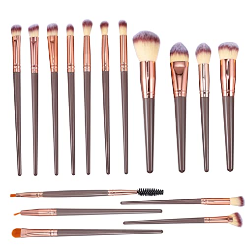 Ipetboom 16stücke Multifunktions Make-up Pinsel Für Lidschatten Und Puder Gesichts-make-up-tools Zum Konturieren Verblenden Und Schattieren Mit Weichen Fasern Für Angenehmes von Ipetboom