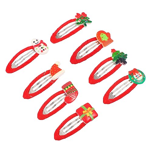 Ipetboom 16stücke Teiliges Weihnachts-haarclips Für Mädchen Niedliche Haaraccessoires Mit Weihnachtsmotiven Für Und Partys Handschuhe Socken Und von Ipetboom