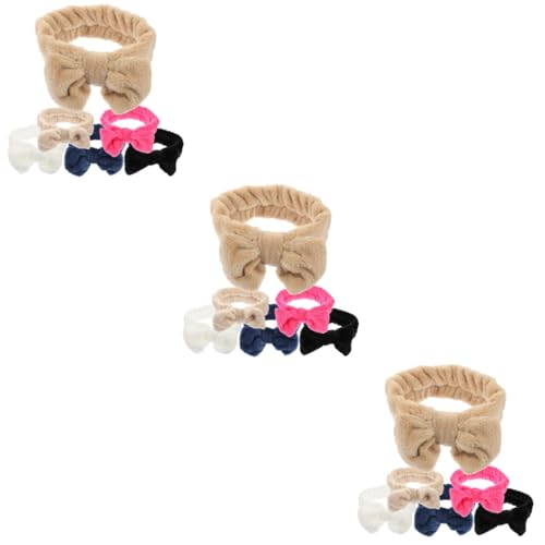 Ipetboom 18 Stk Stirnband Haarschmuck Haarband Spa-Handtücher Make-up-Stirnbänder Haargummis Hautpflege-Stirnbänder für Frauen Gesichtswaschstirnbänder für Frauen niedlich Handtuch Fräulein von Ipetboom