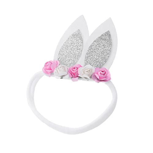 Ipetboom Kopfbedeckung Für Kinder Zum Ostertag – Blumen-stirnband Aus Nylon Mit Ohren – Haarschmuck Mit Leuchtendem Design Für Mädchen Ipetboom Kopfbedeckung Für Kinder Zum Ostertag – Blumen-stirnband Aus Nylon Mit Ohren – Haarschmuck Mit Leuchtendem Design Für Mädchen von Ipetboom