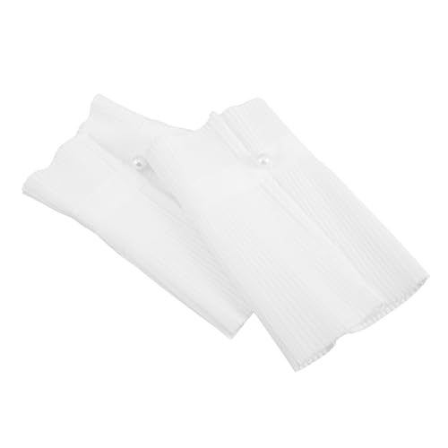 Ipetboom Abnehmbare Gefälschte Ärmelmanschetten Für Damen Rüschen Mehrlagige Manschetten Hemdärmel Für Frauen Und Mädchen Pullover Bluse Mantel Kleidungszubehör von Ipetboom