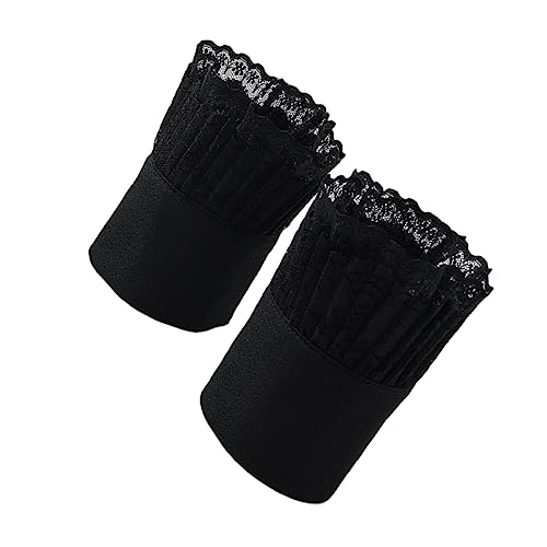 Ipetboom Lace Wrist Cuffs Für Damen Abnehmbare Schwarze Spitzenmanschetten Zur Veredelung Von Outfits Für Hochzeiten Fotoshootings Rollenspiele Und Bühnenauftritte Komfortabel Und von Ipetboom