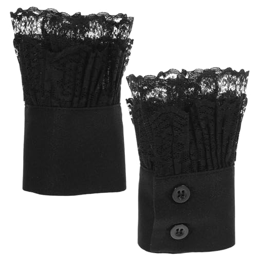 Ipetboom Spitzenmanschetten Falsche Ärmel Für Damen Spitzen-handgelenkmanschetten Praktisch Und Zu Tragen Passt Zu Kleidern Pullovern Shirts von Ipetboom