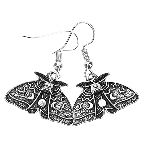 Ipetboom 1Paar Gothic Ohrringe für Damen Kreative Dangle Ohrringe Silberner für Verschiedene Anlässe für Frauen Ipetboom 1Paar Gothic Ohrringe für Damen Kreative Dangle Ohrringe Silberner für Verschiedene Anlässe für Frauen von Ipetboom