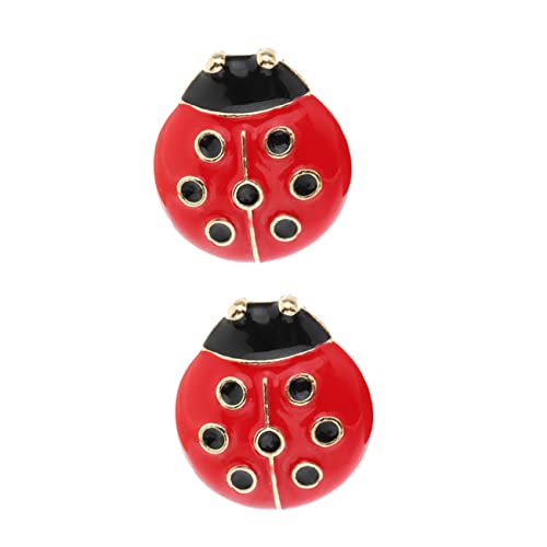 Ipetboom Marienkäfer Ohrstecker Modisches Mädchen Accessoire Aus Hautfreundlichem Material Zarte Ohranhänger Mit Bunten Zirkonia Für Geschenke Niedlicher Ebene Schmuck Für Frauen von Ipetboom