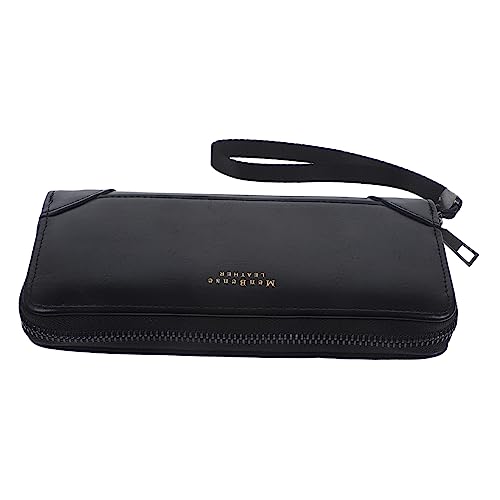 Ipetboom Pu-geldbörse Für Männer Mit Reißverschluss Kartenhalter Aus Lange Brieftasche Für Herren Zum Aufbewahren Von Geld Und Karten Praktisches Geschenk von Ipetboom