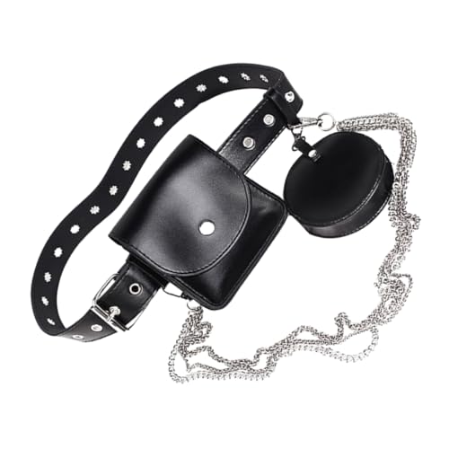 Ipetboom 1Satz Kleine Hüfttasche Für Damen Abnehmbare Kettengürteltasche Mit Kleinen Taschen Verstellbarem Design Für Reisen Partys Täglichen Gebrauch von Ipetboom