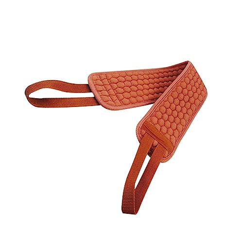 Ipetboom Badetuch Rückenbadetuch Reibetuch Für Abgestorbene Hautentfernung Rückenziehtuch Mit Griff Tragbar Für Heimgebrauch Kaffee-farbe von Ipetboom