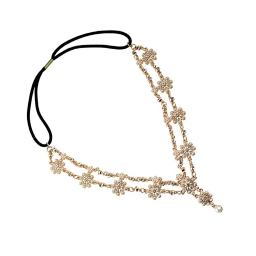 Ipetboom Braut Kopfschmuck 1Stk Brautkopfschmuck für die Hochzeit Haarband hochzeitshaar schmuck wedding hair accessories Haargummi Tiara böhmischer Haarreif Mode-Stirnband die Blumen von Ipetboom