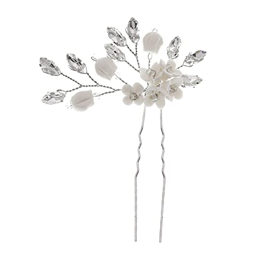 Ipetboom Braut Haarspange 1Stk Haarnadel Haarspangen Haarklammer Hochzeit Haarspange Vintage Hochzeitsdeko Tiara frauen kopfschmuck Haarschmuck Pferdeauge Kopfbedeckung schmücken Fräulein von Ipetboom