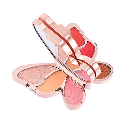 Ipetboom Lidschatten Palette Für Frauen Mädchen Mit Nützlicher Grundierung Kosmetikbedarf Für Wangenrouge Tragbare Lidschattenplatte Mit Reichem von Ipetboom