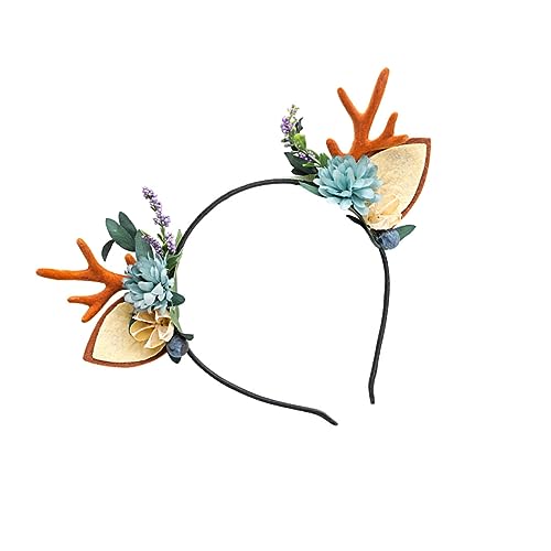 Ipetboom 1stück Weihnachts Haarreif Für Mädchen Antler Headband Stilvolles Weihnachtsaccessoire Für Partys Und Festliche Anlässe Leicht Und Zu Tragen von Ipetboom