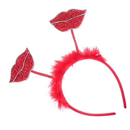 Ipetboom 1Stk valentinstag stirnband Haarschmuck für die Hochzeit Valentinskopf bopper Tiara Make-up-Stirnband valentinstag kopf dekor Haarband-Requisite bilden Zubehör Partybedarf Amor von Ipetboom