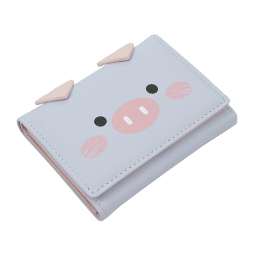 Ipetboom 1stück Damen Geldbörse Im Cartoon Pig Design Dreifach Gefaltet Langlebigem Pu Mehreren Kartenfächern Und Großer Kapazität Für Alltag Und von Ipetboom