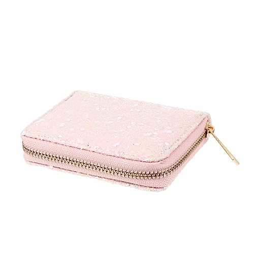 Ipetboom 1Stück Damen Geldbörse PU Münzbeutel mit Reißverschluss Mode Gefrostete für Reisen Langlebig Vielseitig Handtaschen oder Rucksäcke von Ipetboom