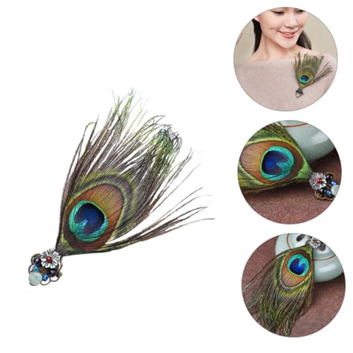 Ipetboom 1stück Dekorative Pfauenbrosche Modischer Anstecker Für Damen Und Herren Stilvolles Accessoire Für Besondere Anlässe Langlebig Und Elegant von Ipetboom