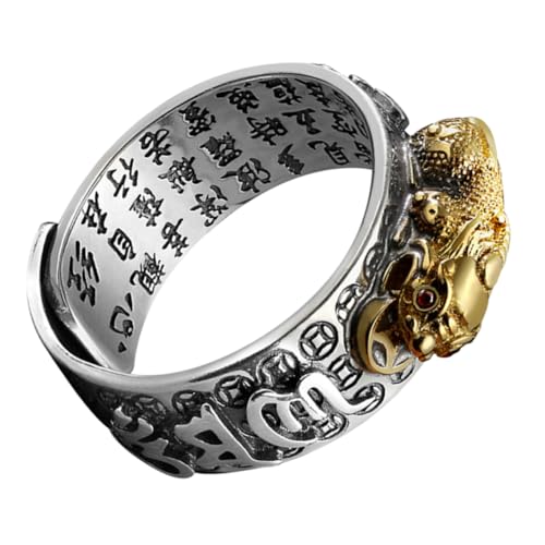 Ipetboom Glücksring Aus Kupfer Mit Dekorativer Offener Herrenring Für Männer Einzigartiger Fingerring Als Geschenkidee von Ipetboom