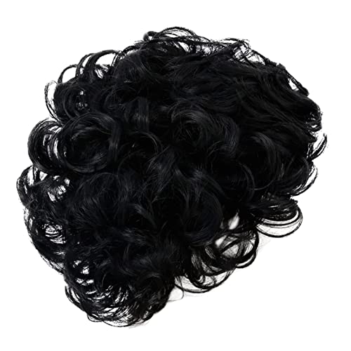 Ipetboom 1stück Männer Lockige Perücke Hochtemperaturfaser Leicht Und Bequem Für Jahre Partys Cosplay Und Festivals Natürlicher Farbe Für Einen Lebensechten Look von Ipetboom