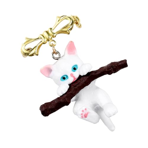 Ipetboom Katzen Brosche Stilvolle Anstecknadel Aus Harz Und Legierung Kleidungsbrosche Modische Brustbrosche Für Kleidungdekoration von Ipetboom