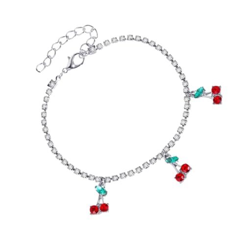 Ipetboom Kirsche Fußkettchen Mädchen Fuß Kette Zartes Obst Anhänger Knöchel Kette Dekorativ Schmuck Für Alltag Und Party von Ipetboom