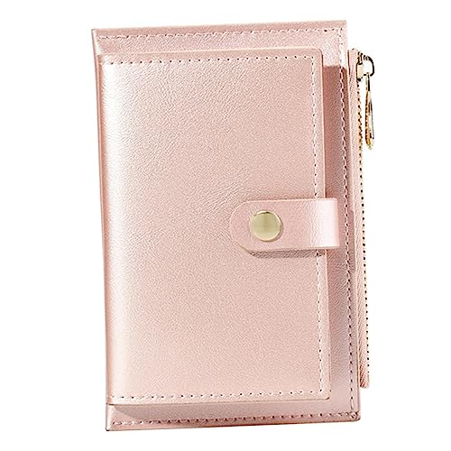 Ipetboom 1Stück PU Reißverschluss Geldbörse für Frauen Multifunktionale Kleine Karten Münzbörse mit Mehreren Fächern Perfektes Portemonnaie für Umhängetaschen von Ipetboom