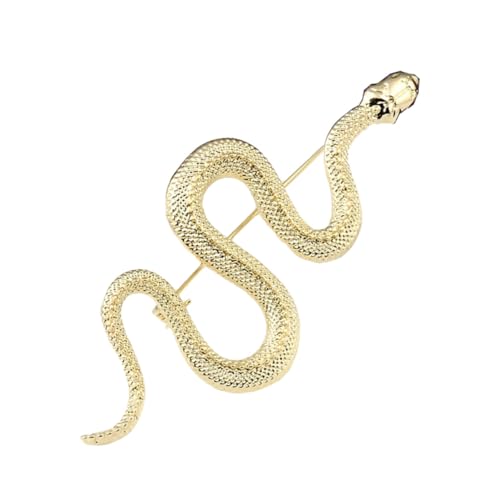 Ipetboom Schlangenform-brosche Aus Kleidungsdekor Brustnadel Brosche Ornament Für Damen Hemden Pullover Schals von Ipetboom