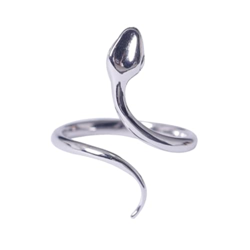 Ipetboom Schlangenförmiger Ring Aus Verstellbarer Unisex-fingerring Modischer Fingerschmuck Für Damen Und Herren von Ipetboom