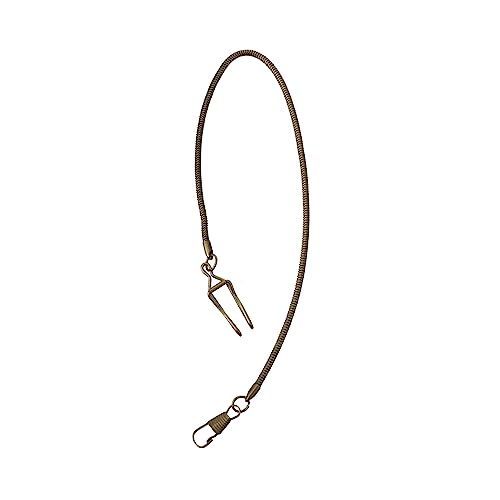 Ipetboom Vintage Taschenuhr Kette Bronze Robuste Handtaschenkette Für Jeansgürtel Und Schlüsselanhänger Retro Stil Für Männer Und Frauen von Ipetboom