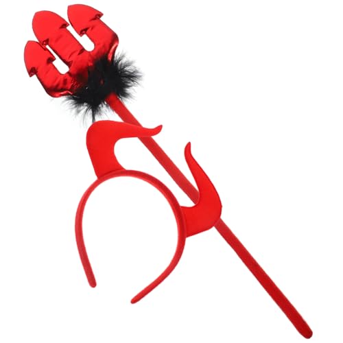 Ipetboom 1satz Cosplay Teufelshorn Stirnband Halloween Kopfschmuck Damen Mit Requisiten Leicht Und Für Kostümpartys Und von Ipetboom