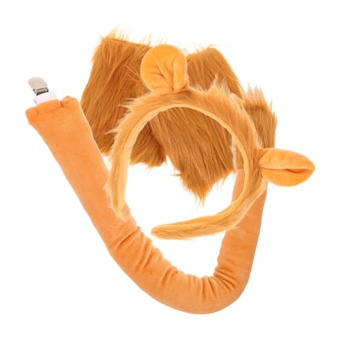 Ipetboom 1satz Kostümset Mit Handschuhen Und Für Mädchen Und Erwachsene Furry Lion Ear Headband Für Ostern Cosplay Und Partys Und Warm Für Tägliches Tragen von Ipetboom