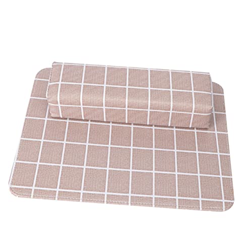 Ipetboom 1satz Maniküre Handkissen Set Europäischem Stil Aus Waschwolle Mit Pu-kissen Für Nagelkunst Und Nageldesign Für Studios Und Persönliche Anwendung von Ipetboom