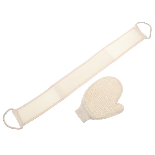 Ipetboom 1satz Rückenschrubber Mit Exfoliating Handschuhen Ergonomisches Design Für Effektive Körperpflege Leicht Und Tragbar Für Männer Und Frauen von Ipetboom