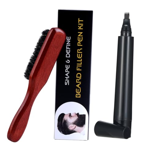 Ipetboom 1satz Teiliges Aus Bartstift Und Bartbürste Professionelles Styling-tool Für Männer Für Bartpflege Und Gestaltung Ergonomisches Design Tragbar Und Leicht von Ipetboom