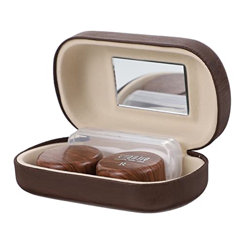 Ipetboom 1satz Tragbarem Kontaktlinsenbehälter Und Organizer Aus Hochwertigem Für Reisen Und Täglichen Gebrauch Mit Integriertem Spiegel Und Mehrfach Verwendbar von Ipetboom