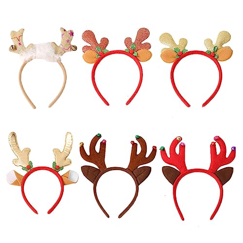 Ipetboom 1satz Weihnachts Haarbänder Mit Rentiergeweih Dekorative Antler Haarreifen Für Mädchen Für Weihnachtsfeiern Und Festliche Anlässe von Ipetboom