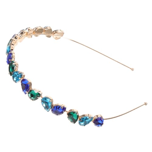 Ipetboom Stirnband Aus Und Strass Stilvolles Haarband Für Frauen Kopfbedeckung-accessoire in Blau Und Grün Für Tägliche Nutzung Und Anlässe Wie Verlobungen Und Partys von Ipetboom
