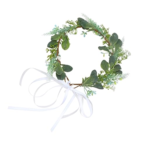 Ipetboom Haarschmuck Für Die Braut 1stk Krone Haar Blumen Verlassen Damen Braut Stirnband von Ipetboom