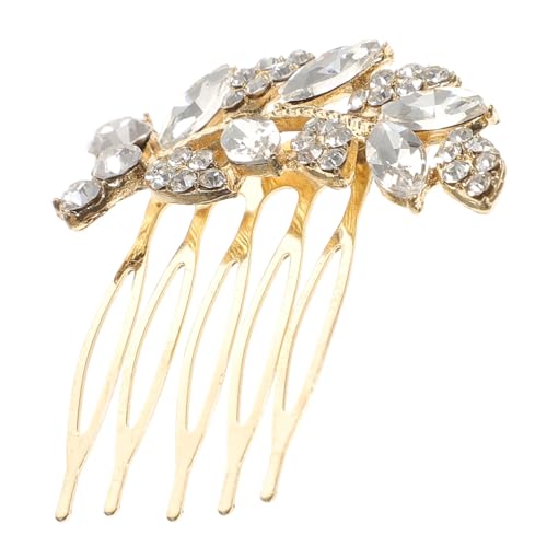 Ipetboom Braut Haarspange 1Stk Kamm Haarspangen für Frauen Haarspangen für Damen Tiara hochzeitsdeko Hochzeit Haarnadel Hochzeitskopfschmuck Französisch Haarschmuck Brosche Kopfbedeckung von Ipetboom