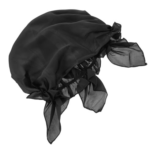Ipetboom 1stk Kopftuch Aus Seidenimitat Seidenhaube Für Schlafende Kinder Bauschige Mütze Nachtschlafmütze Verstellbare Seidenhaube Zum Schlafen Leoparden-haarnetze Black Seidensatinimitat von Ipetboom