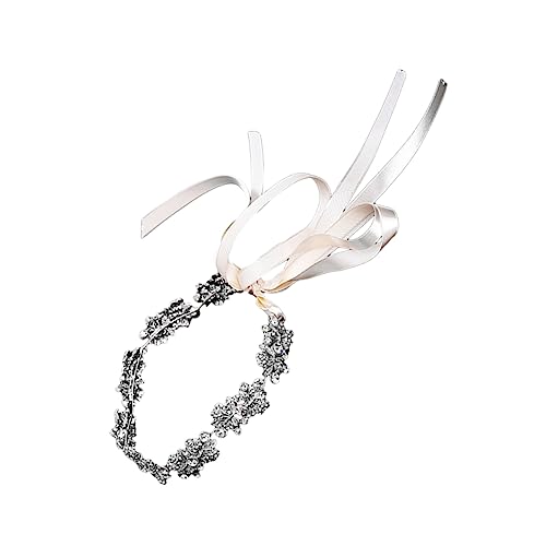 Ipetboom Elegante Silberne Hochzeitskrone Mit Strass-akzenten Für Braut- Und Damenanlässe von Ipetboom