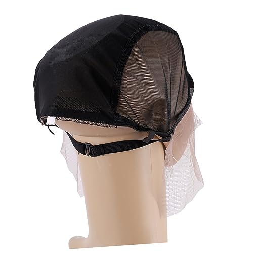 Ipetboom 1Stk Lace Front Mesh Cap für verstellbare Perücken Spitzenperücke Haarnetze Perückenkappe häkeln Strumpfkappen für Motorhaube für Männer Damenhut Perücke Mesh-Hut von Ipetboom