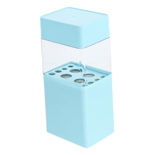 Ipetboom 1stück Kosmetik Pinsel Organizer Transparente Aufbewahrungsbox Mit Deckel Für Schminkutensilien Für Badezimmer Schlafzimmer Und Schreibtisch Praktischer Behälter Für von Ipetboom