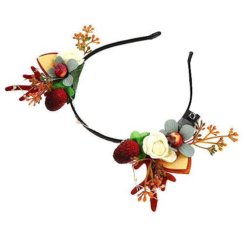 Ipetboom 1stück Leuchtendes Geweih Haarband Mit Gelben Lichtern Für Weihnachtsfeiern Kostüme Und Festivals Accessoire Für Erwachsene von Ipetboom