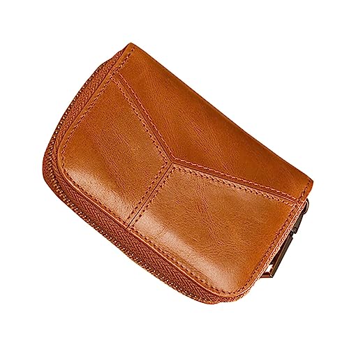 Ipetboom 1stück Multi-funktionale Leder Geldbörse Für Karten Und Münzen Handliche Zipper Tasche Für Damen Und Herren Für Alltag Und von Ipetboom
