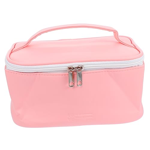 Ipetboom 1stück Reise Kosmetiktasche Für Damen wasserdichte Make-up Aufbewahrungstasche Aus Pu Leicht Und Praktisch Für Toilettenartikel Vielseitig Einsetzbar Trendigen Farben von Ipetboom