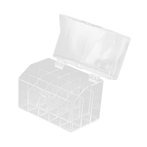 Ipetboom 1stück Transparente Lippenstift Aufbewahrungsbox Kosmetik Organizer Mit Fächern Stilvoller Make-up Für Lippenstifte Nagellack Und Gesichtscreme Platzsparend Und Praktisch Für von Ipetboom