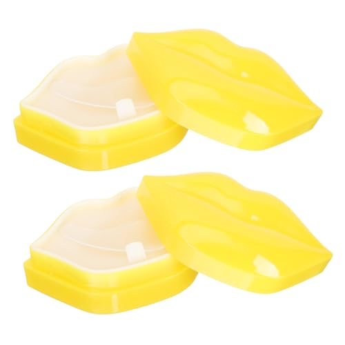Ipetboom 2 Boxen Lip Caring Masks Portable Lippenpflege Pads mit Feuchtigkeitsspende Nährende Lippenmaske für Frauen und Mädchen Sanfte Lippenpflege gegen Trockenheit Handliche von Ipetboom