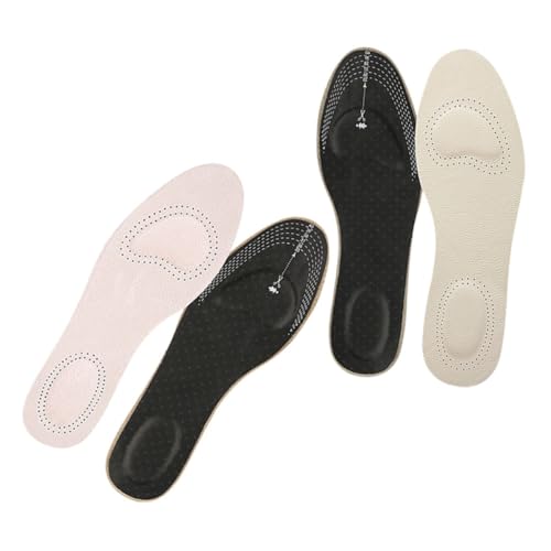 Ipetboom 2 Paar Atmungsaktive Sport-einlegesohlen Mit Absorption – Einlagen Für Männer Und Frauen Durchgehendes Fersenpolster Zum Laufen Arbeiten Anziehen Fahrradschuhe von Ipetboom